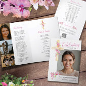 Herdenkingsdienst orchidee kruis waterverf foto programma