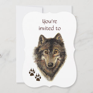 Herdenkingsdienst Uitnodiging Wolf Dieren Kunst
