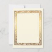 Herdenkingsdienst van het Lijst Kaart (Achterkant)