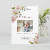 Herdenkingsdienstprogramma met wilde bloemen programma (Staand voorkant)