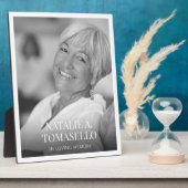 Herdenkingsfeest Funeral Memorial Fotoplaat (Zijkant)