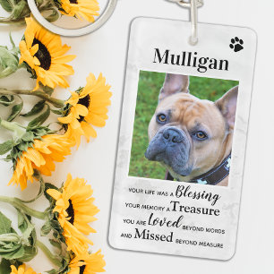 Herdenkingsfoto Pet Memorial Sleutelhanger