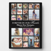 Herdenkingsfotocollage Fotoplaat (voorkant)