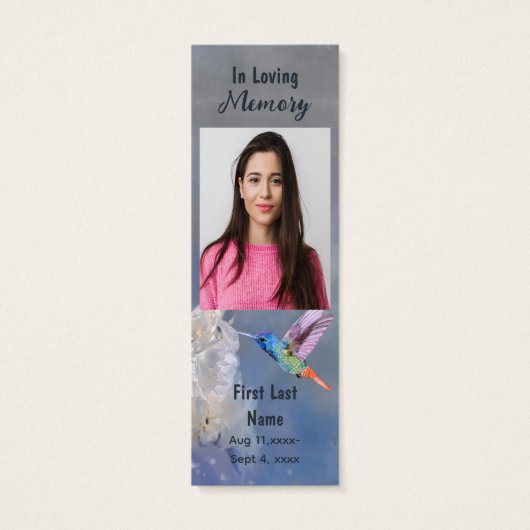 Herdenkingsgebed Kaart Uitvaart Natuur Boekenlegge (Achterkant)