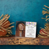 Herdenkingsgeschenk | Fotoherinnering Fotoplaat (Zijkant)