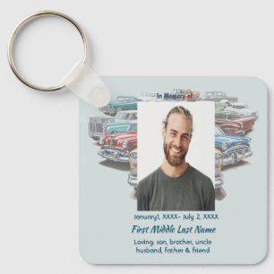 Herdenkingsgeschenk Klassieke Oldtimer Sleutelhanger