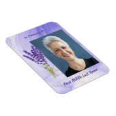Herdenkingsgeschenk Lavendel Tuin Bloem Magneet (Rechterzijde)