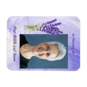 Herdenkingsgeschenk Lavendel Tuin Bloem Magneet (Horizontaal)