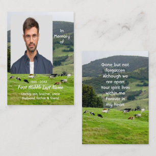 Herdenkingsgeschenk veehouderij landschap visitekaartje