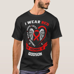 Herdenkingsgeschenken voor het verlies van Godson T-shirt