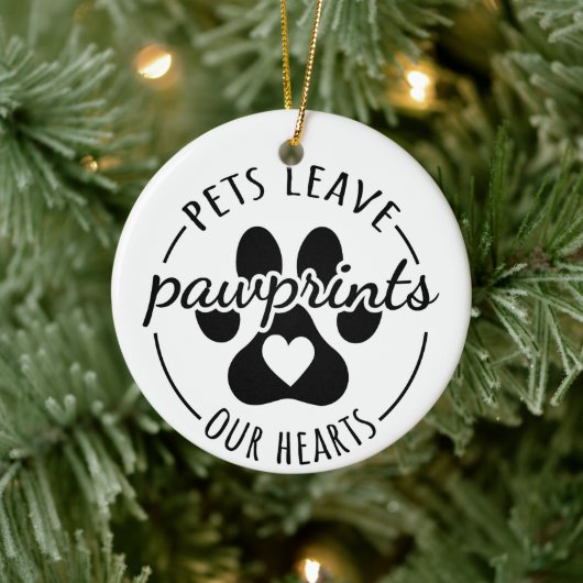 Herdenkingshond Sieraad  Keramisch Ornament (Boom)