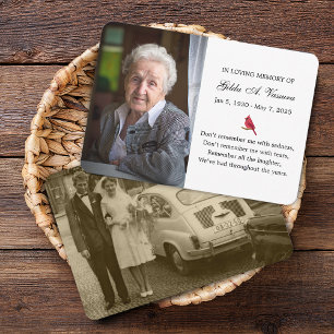 Herdenkingskaart 2 Foto Kardinaal