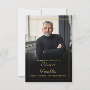 Herdenkingskaart Foto Gebedskaart voor Funeral Cel