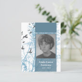 herdenkingskaarten, silhouscrevogels (Staand voorkant)