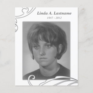 herdenkingskaarten wit floreren