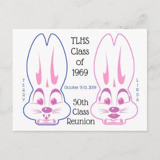 Herdenkingsklasse TLHS van de 50e reünie van 1969 Briefkaart
