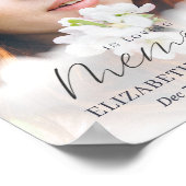 Herdenkingsmonument In Liefdevolle Herinnering Wol Poster (Hoek)