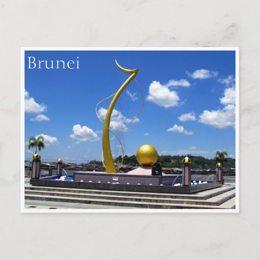 herdenkingsmonument van bandar briefkaart (Voorkant)