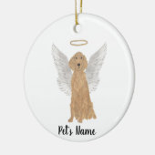 Herdenkingsmonument voor Irish Setter Keramisch Ornament (Links)