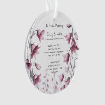Herdenkingsornament voor een uitvaart / herdenking