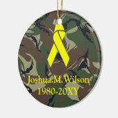 herdenkingsornamenten voor kerst keramisch ornament (Links)