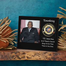 Herdenkingsplaquette van de Tempeliers Fotoplaat