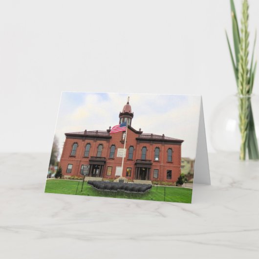 Herdenkingsstoel lege stoel kaart (Voorkant)