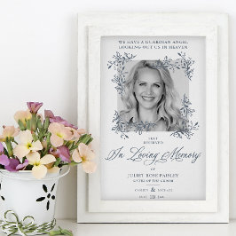 Herdenkingstafel Trouwfoto Aandenken aan dierbaren Poster