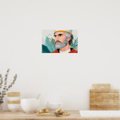 Herder en leraar: Paus Gregorius de Grote Poster (Keuken)