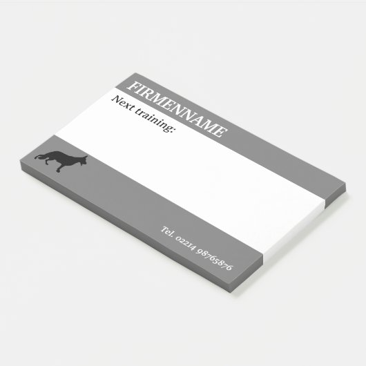 Herder Hond afspraak Notities Post-it® Notes (Schuin)