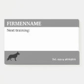 Herder Hond afspraak Notities Post-it® Notes (Voorkant)