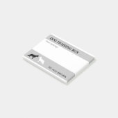 Herder Hond afspraak Notities Post-it® Notes (Schuin)