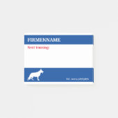 Herder Hond afspraak Notities Post-it® Notes (Voorkant)
