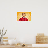 Herder van de Hervorming: Saint Charles Borromeo Poster (Keuken)