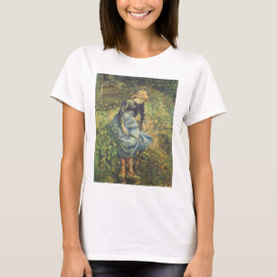 Herderin door Camille Pissarro, Vintage Fine Art T-shirt