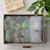 Herderin en Schaap door Julien Dupre Tissuepapier (Geschenk)