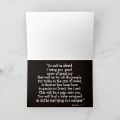 Herders door Retro Kaart die Christrmas worden (Binnen)