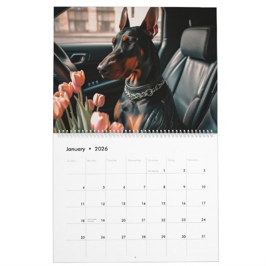 Herders en Dobermans. 2024 Kalender (Jan 2026)