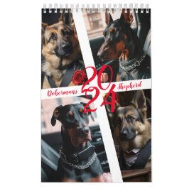 Herders en Dobermans. 2024 Kalender