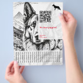 Herdershond Flyer (Hand)