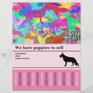 Herdershond gepersonaliseerde Flyer