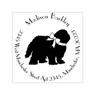 Herdershond Puppy Old English Sheepdog Zelfinktende Stempel