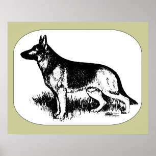 Herdersprofiel Poster