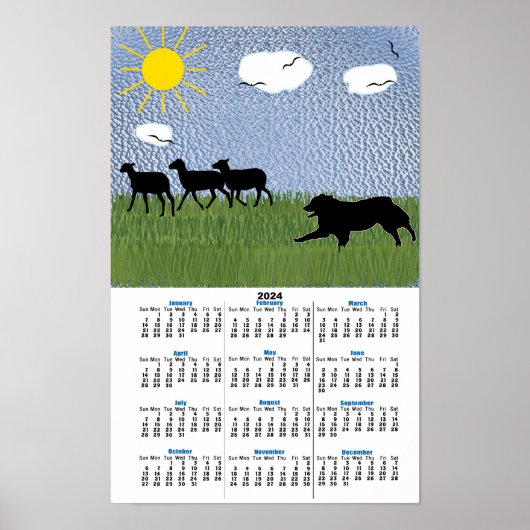 Herding - Rijden het Schaap Aussie v3 2024 Poster (Voorkant)