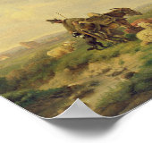 Herdsman en Herd, c.1880 Poster (Hoek)