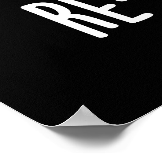 Herductie Funny Animal Duck Pun Dark BG Poster (Hoek)