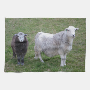 Herdwick Ewe en Lamb Tea Towel Theedoek
