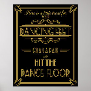 Here a Treat for your Dancing feet poster