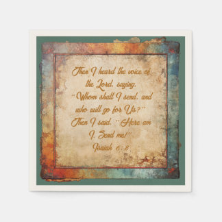 Here Am I, Lord – Rustic Party servetten