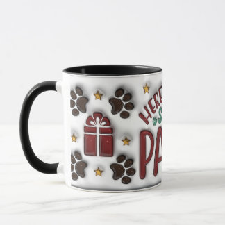 Here Comes Santa Paws Mug